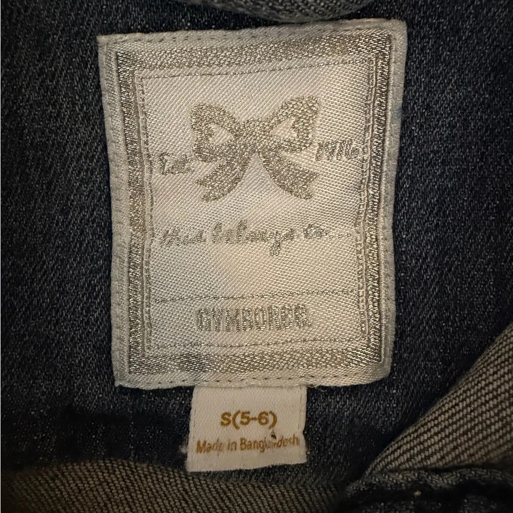 Gymboree Girls Denim Jacket Size 5–6 Blue Classic Jean Jacket NWT